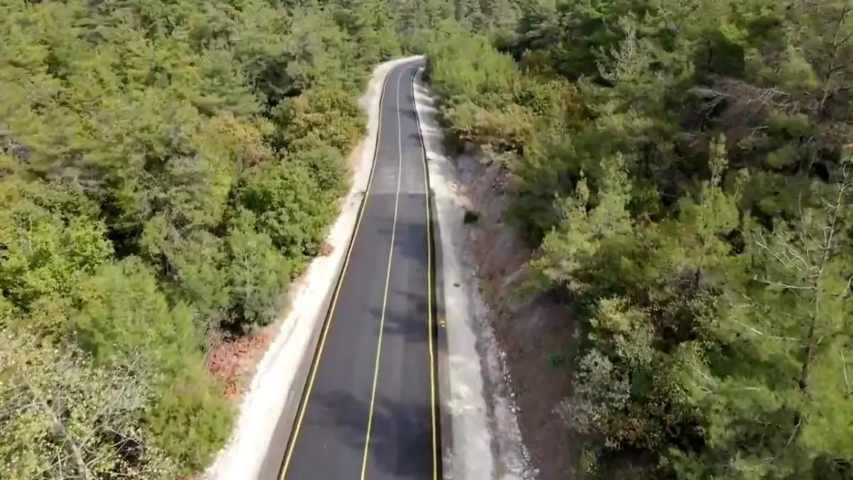 Çanakkale\'de Yeni Asfalt Yol Trafiğe Açıldı