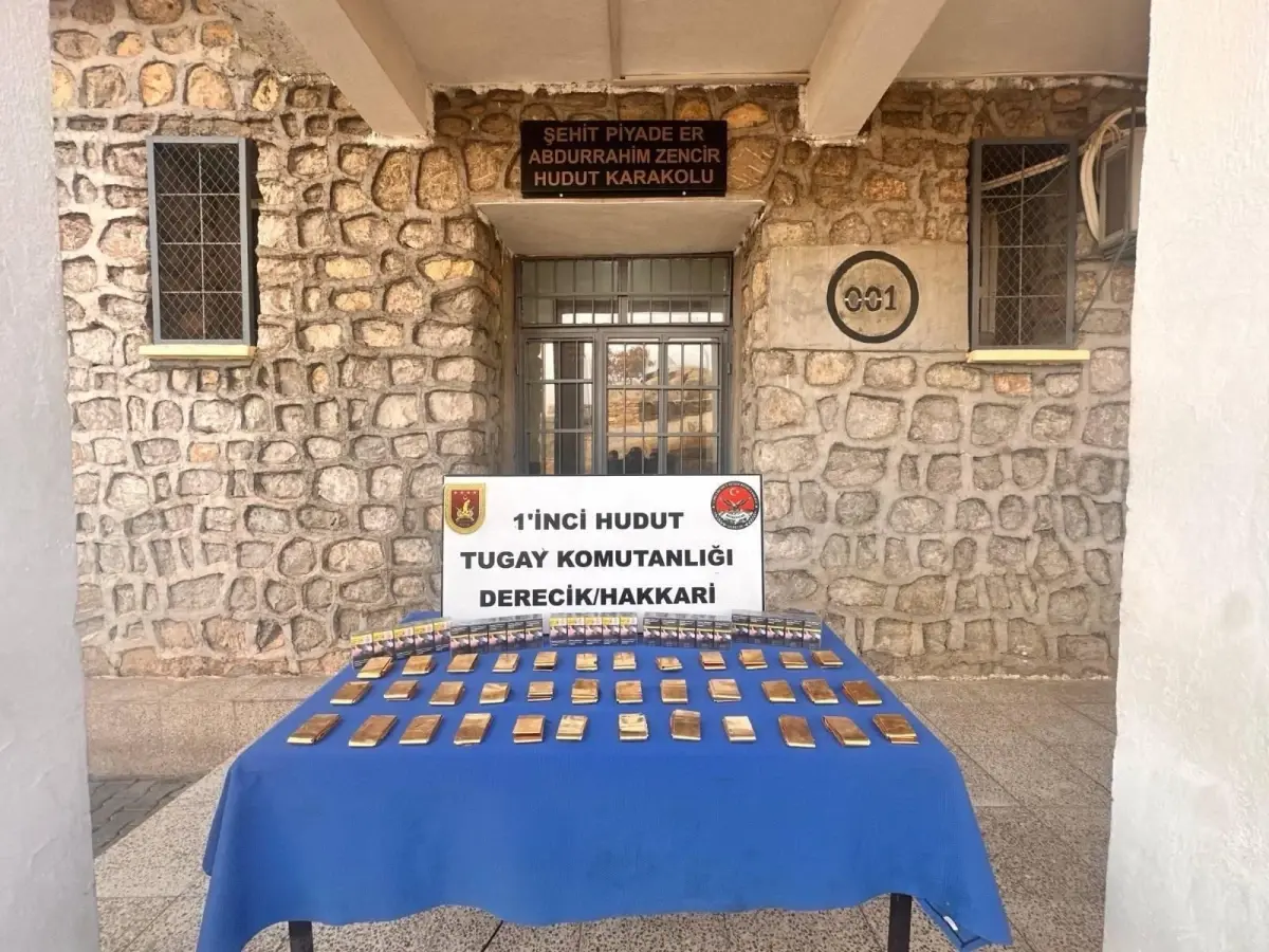 Hakkari\'de Altın ve Sigara Ele Geçirildi