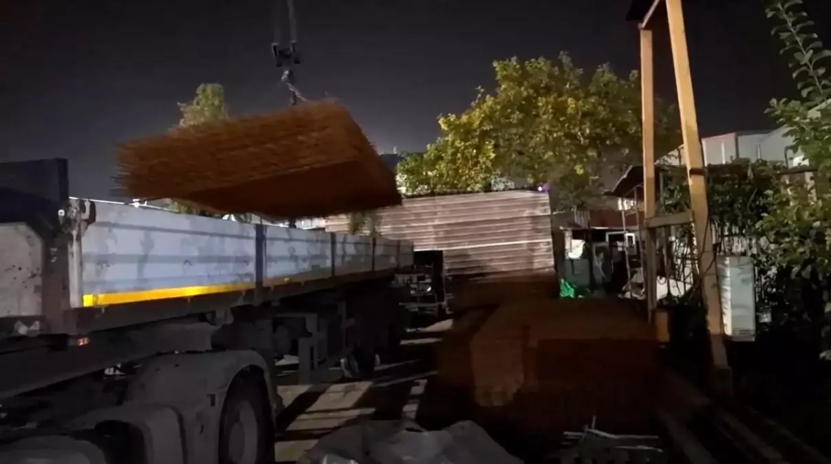Osmaniye\'de Hırsızlık: 18 Ton Çelik Hasır Çalındı