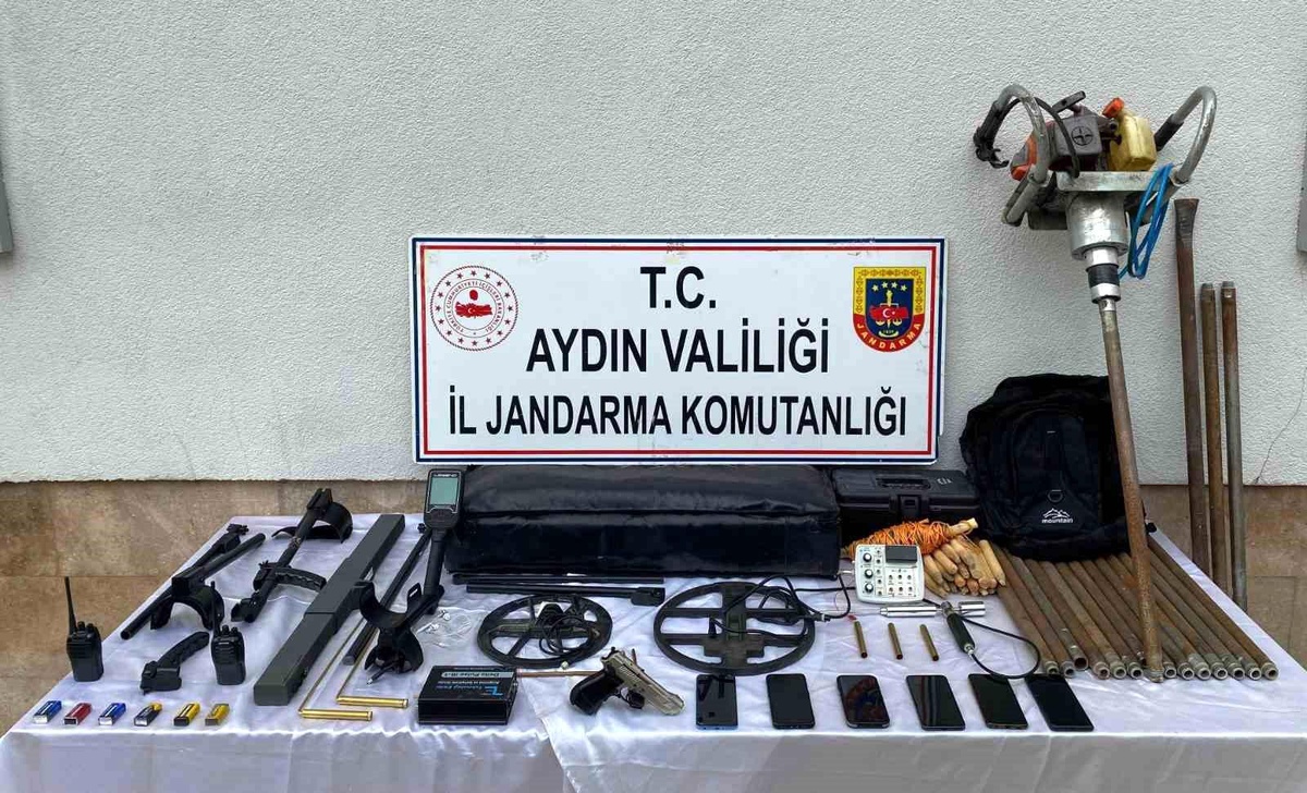 Aydın\'da Kaçak Kazı Operasyonu