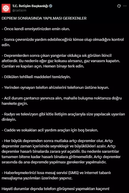 Balıkesir'deki 6.1'lik depremin ardından peş peşe açıklamalar Balıkesir'deki 6.1'lik depremin ardından peş peşe açıklamalar