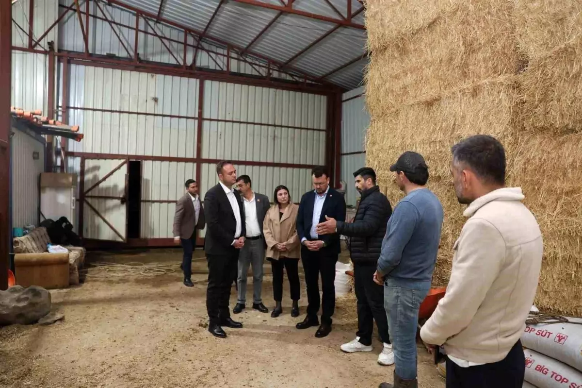 Şap Hastalığı Mağduru Üreticilere Destek Ziyareti