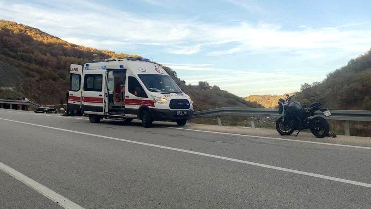 Bilecik\'te Motosiklet Kazası