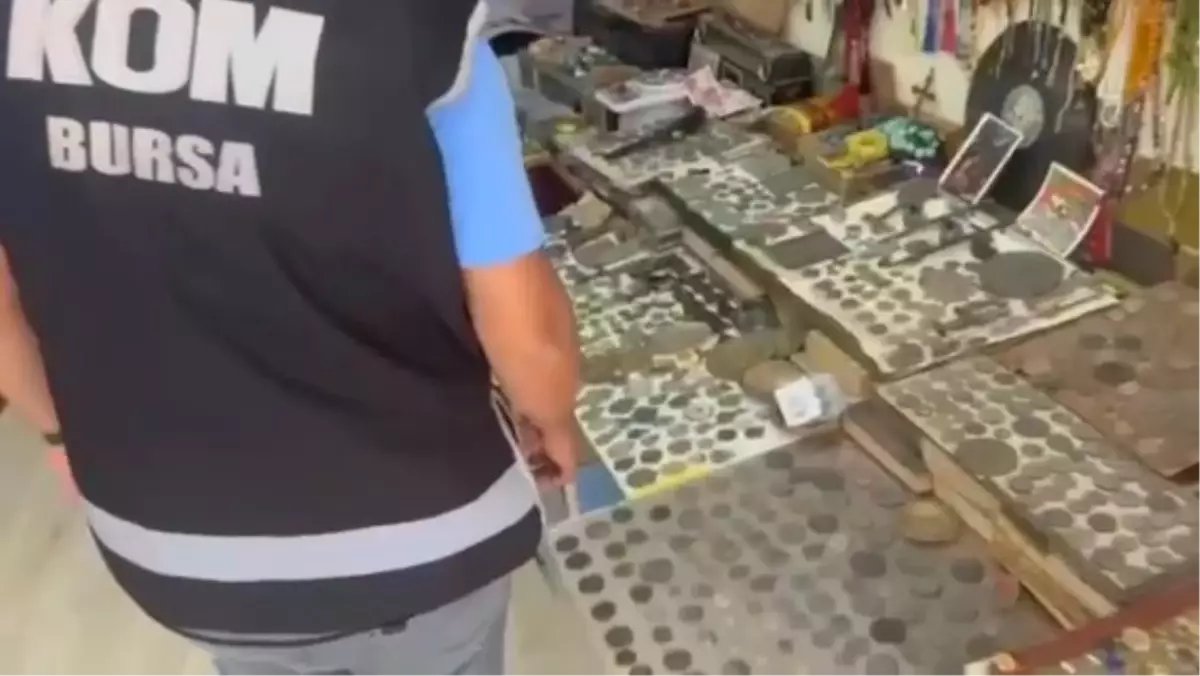 Bursa\'da Tarihi Eser Kaçakçılığı Operasyonu