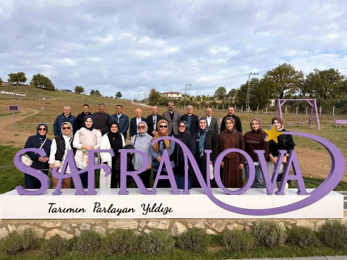 Mehdi Eker Safran Hasadına Katıldı