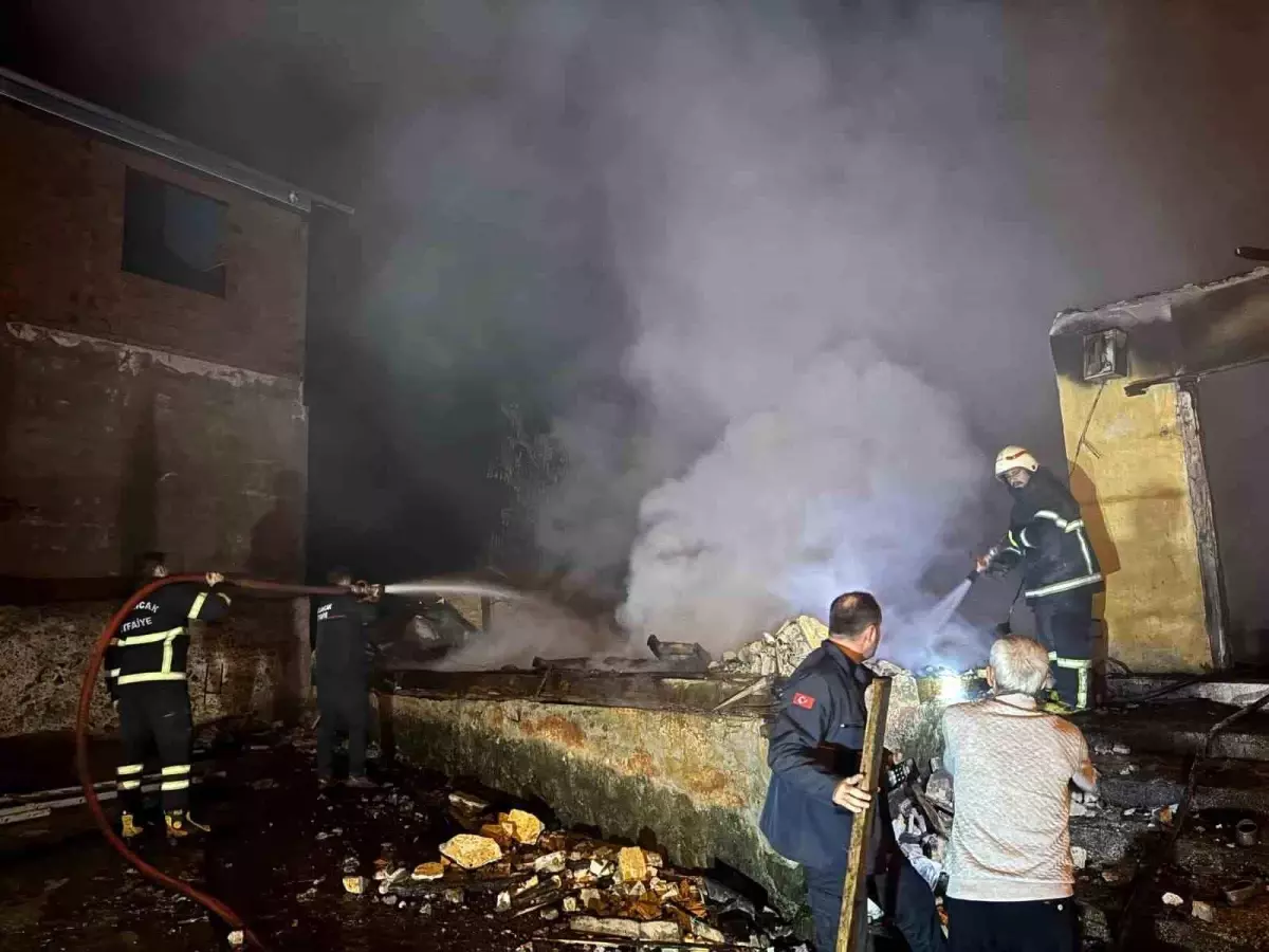 Giresun\'da Eski Usul Mısır Fırını Yangına Neden Oldu