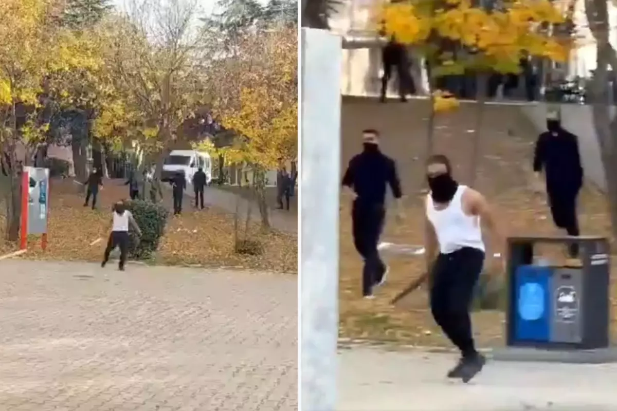 Hacettepe Üniversitesi karıştı! Palalı saldırganlar kamerada