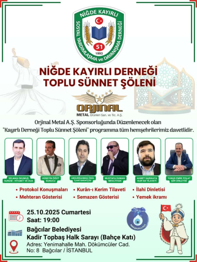 İstanbul'da unutulmaz gece: Dünya birincileri sünnet töreninde buluştu