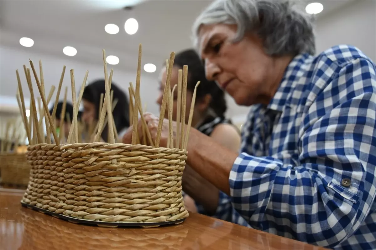 Kadınlar Sepet Tasarım Kursunda Buluştu