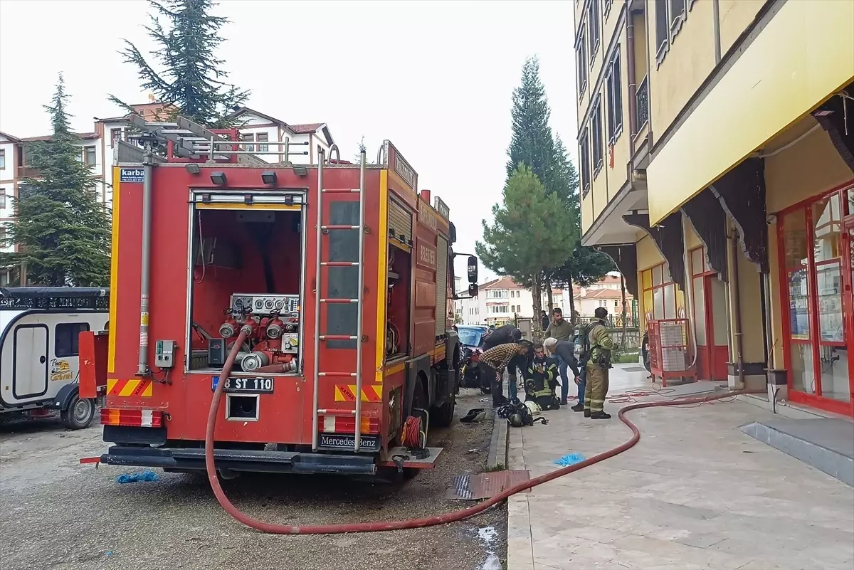 Safranbolu\'da Bodrum Yangını