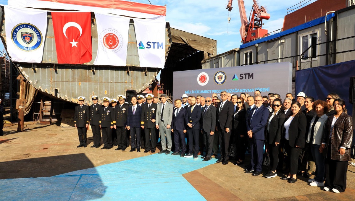 Türkiye\'nin Milli Hücumbotu Kızağa Alındı