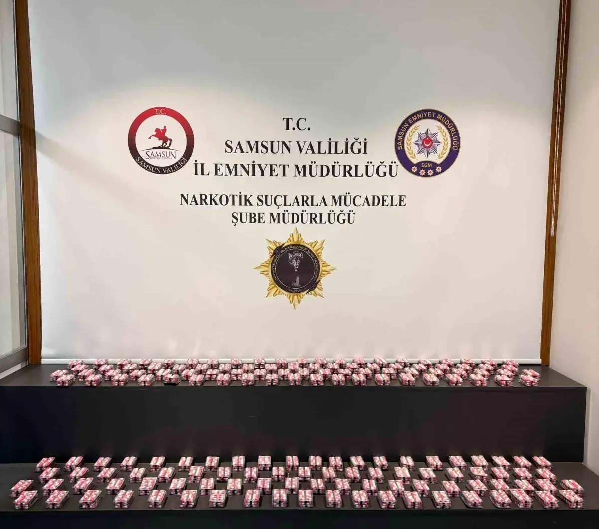 Samsun\'da Uyuşturucu Operasyonu: 6 Bin 170 Sentetik Ecza Ele Geçirildi