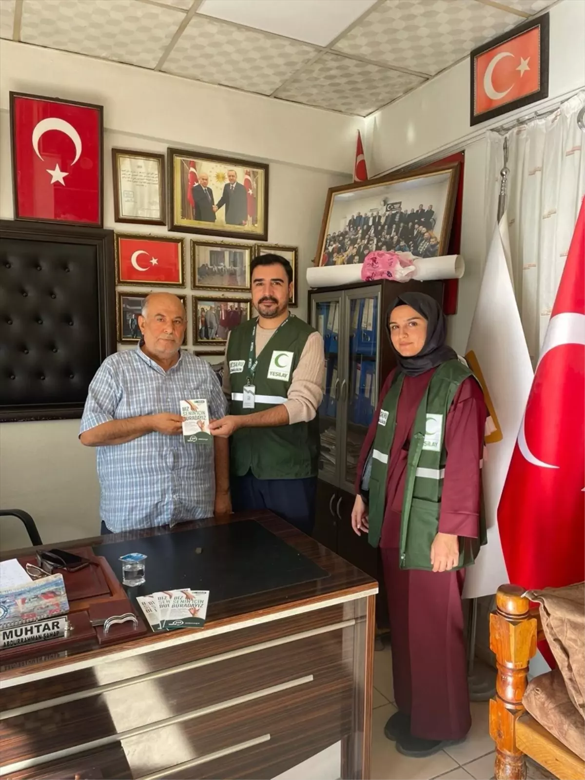 Yeşilay Muhtarları Bilgilendirdi