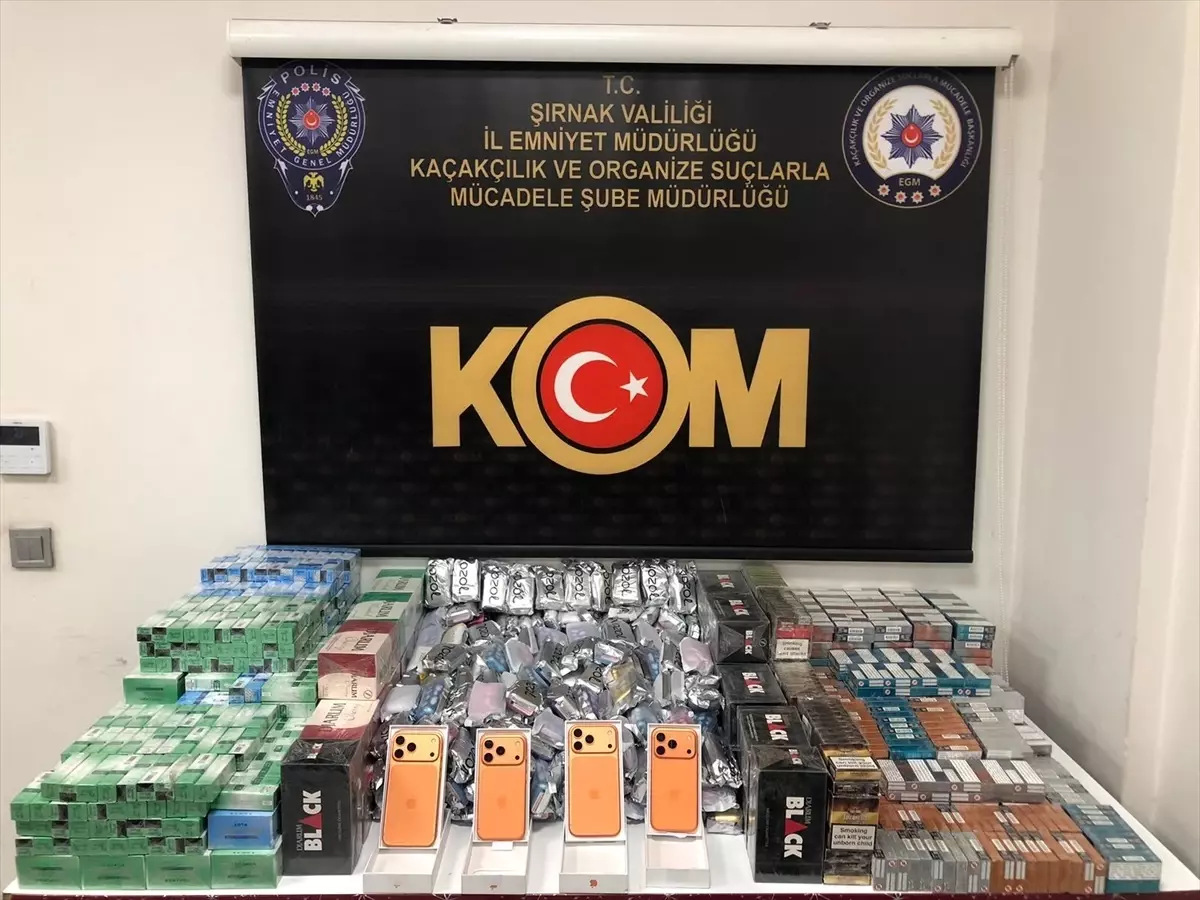 Şırnak\'ta Narkotik Operasyonları: 111 Gözaltı, 5 Tutuklama