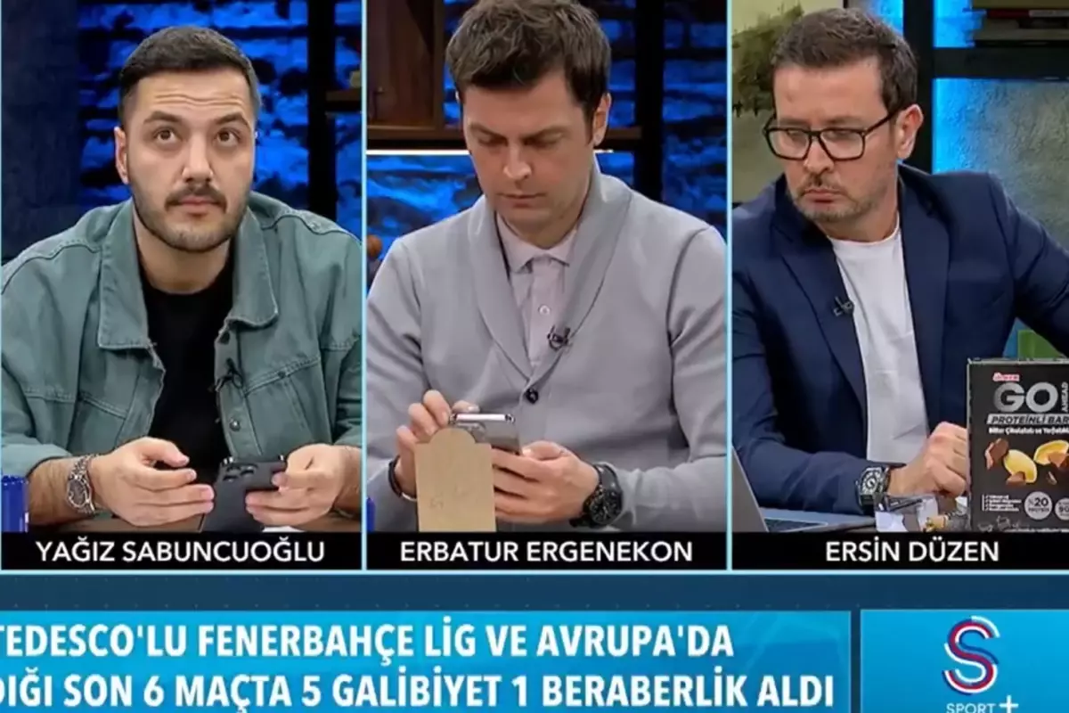 Spor yorumcuları, Balıkesir\'deki depreme canlı yayında yakalandı