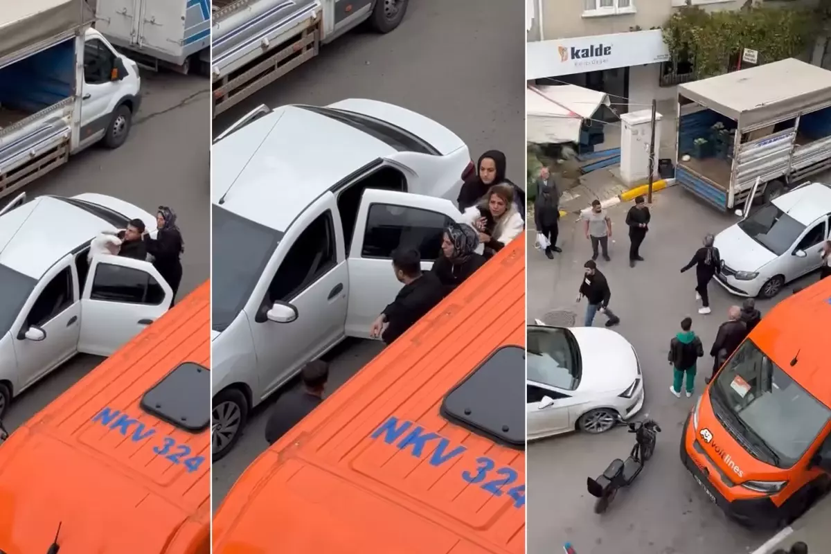 Magandaya bakın! Israrla takip ettiği kadını saçından sürükleyip saldırdı