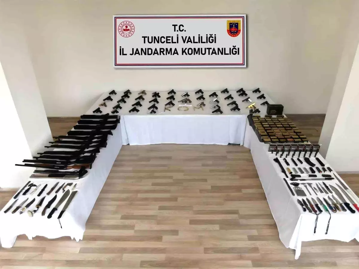 Tunceli\'de Silah Kaçakçılığı Operasyonu