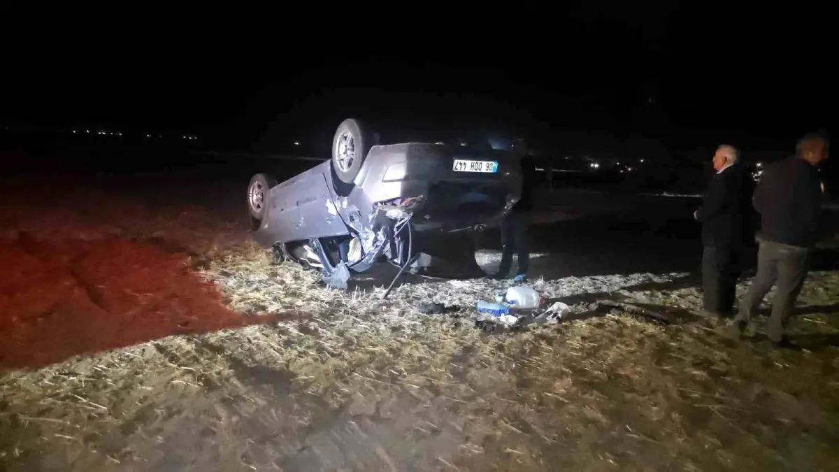 Aksaray\'da Otomobil Takla Attı: 2 Yaralı