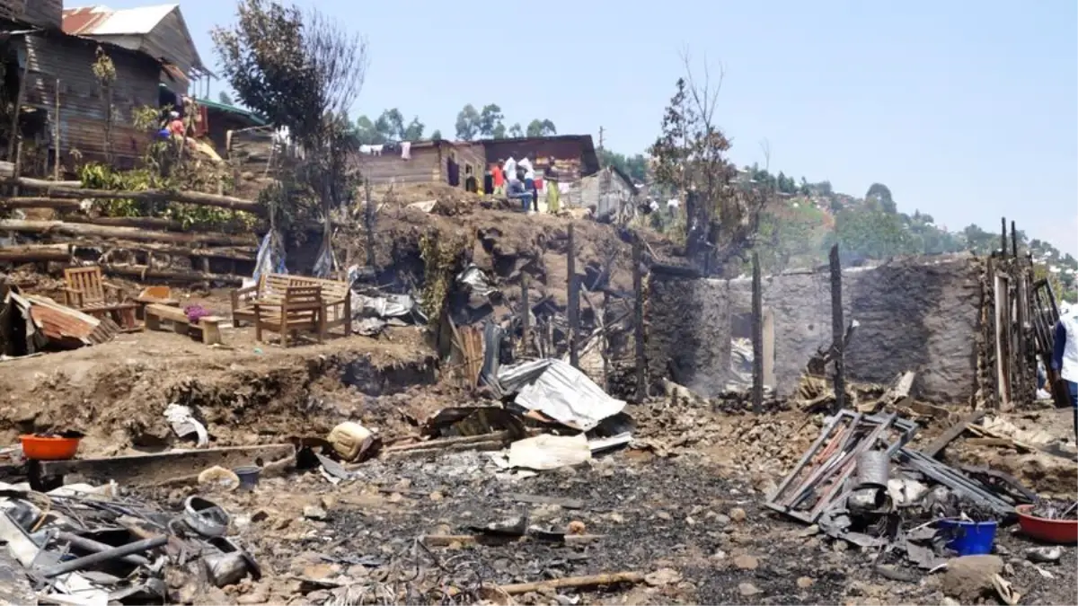 Kongo\'da yangın felaketi: 14 ölü