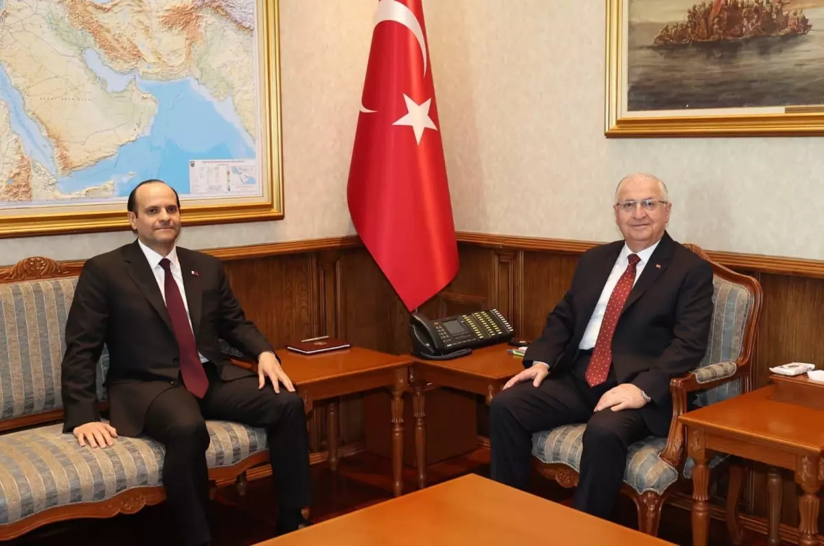 Güler ve Al Sani\'nin Görüşmesi