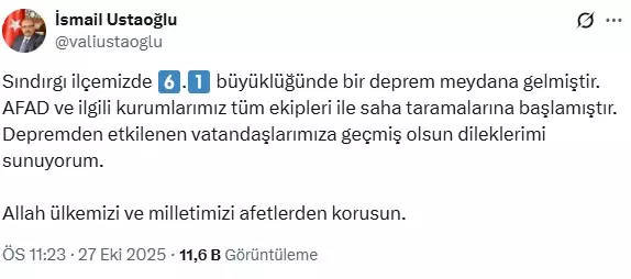 Balıkesir Sındırgı'da 6.1 büyüklüğünde deprem Balıkesir Sındırgı'da 6.1 büyüklüğünde deprem