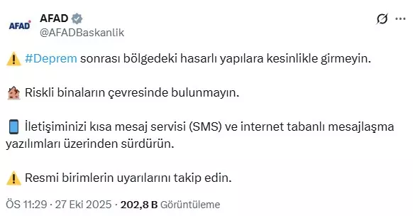 Balıkesir Sındırgı'da 6.1 büyüklüğünde deprem Balıkesir Sındırgı'da 6.1 büyüklüğünde deprem