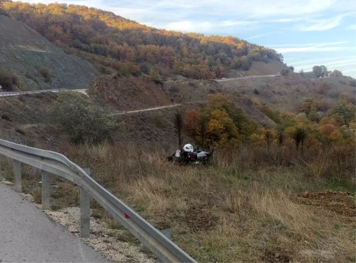 Bilecik\'te Motosiklet Kazası: Bir Yaralı