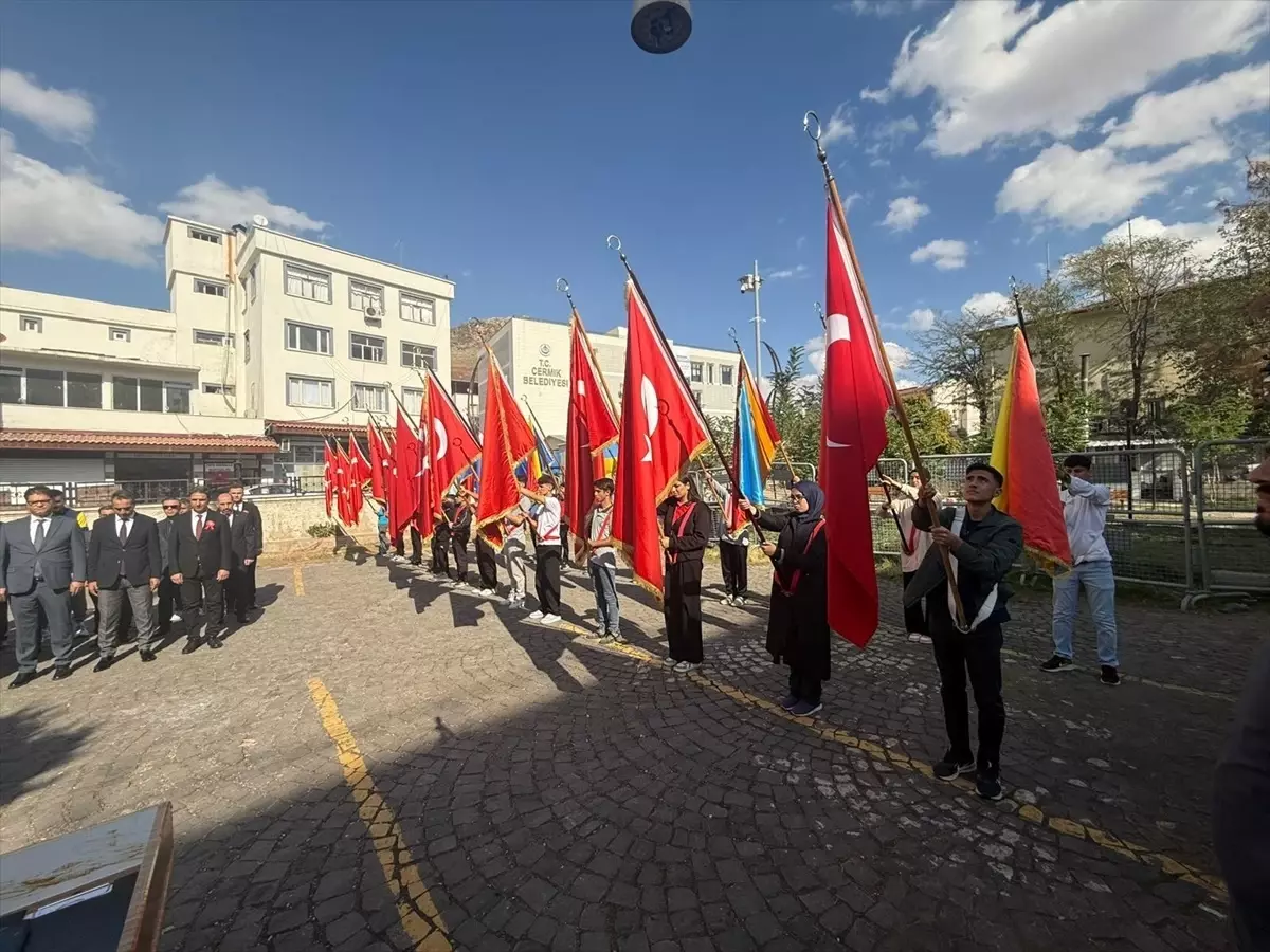Çermik\'te Cumhuriyet Bayramı Töreni