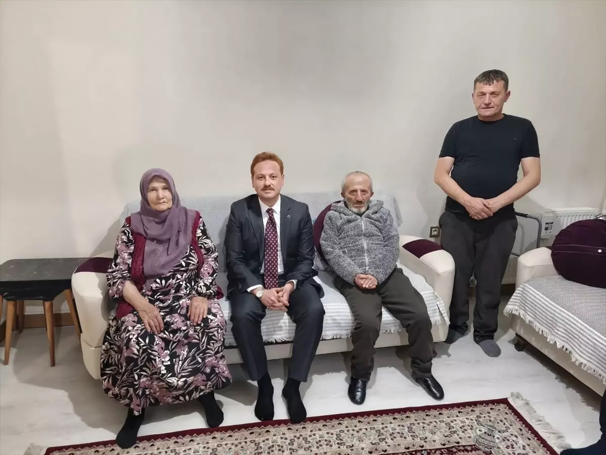 Kaymakam İnce\'den ilk görev gününde şehit ailesine ziyaret