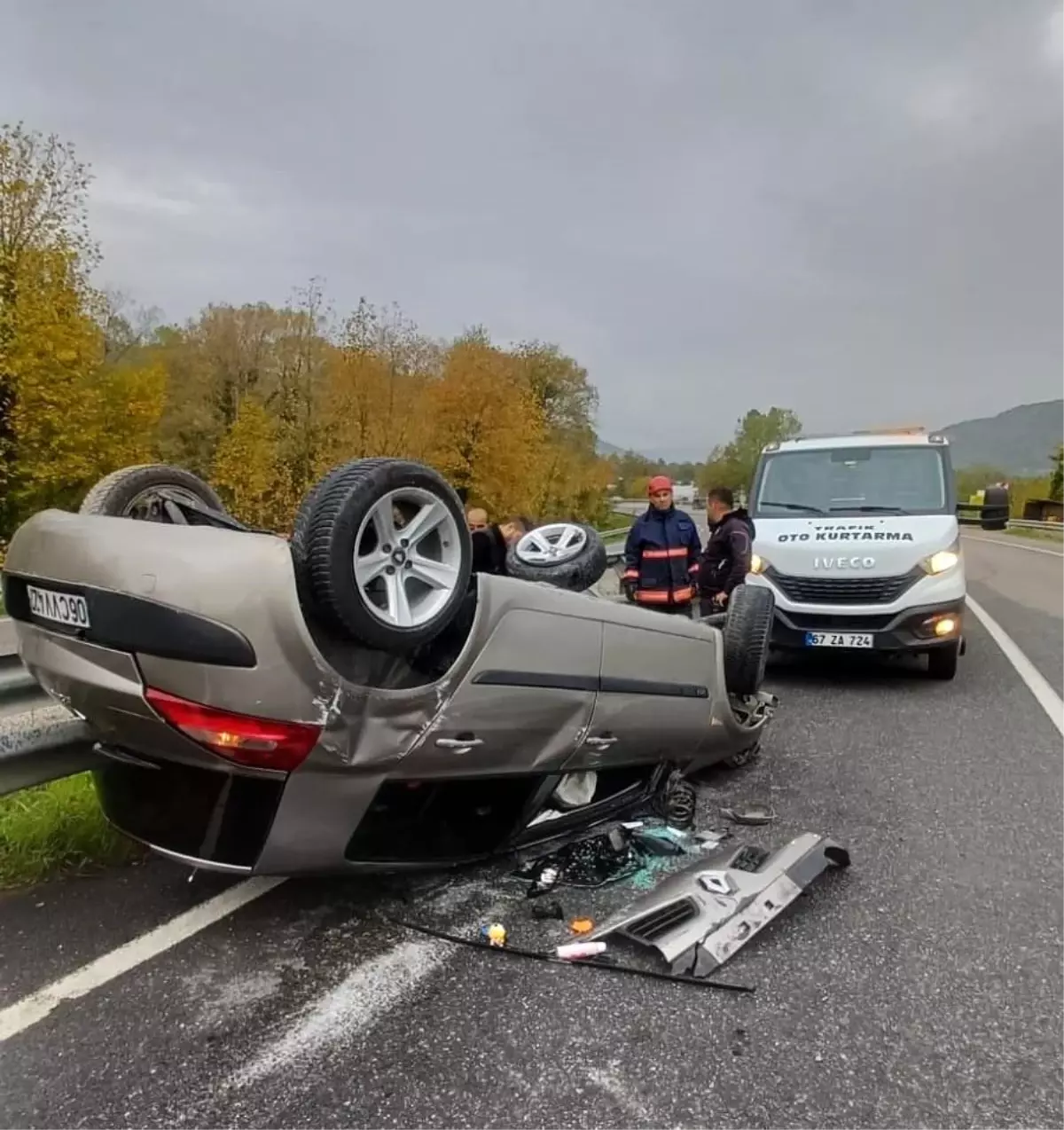 Çaycuma\'da Trafik Kazası: İki Yaralı
