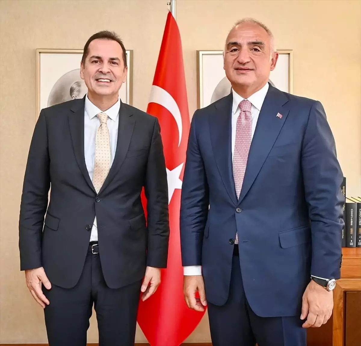 Ersoy, Antalyaspor Başkanı Perçin\'i Kabul Etti