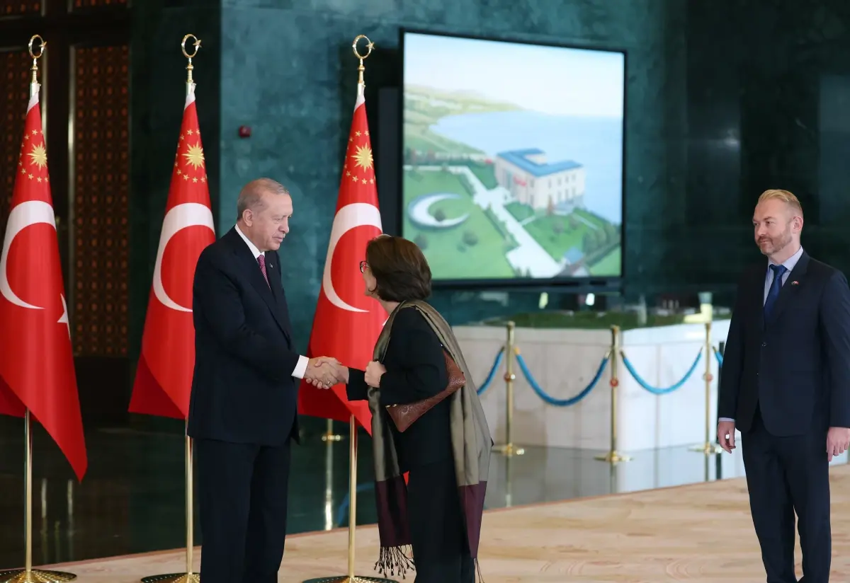 Cumhurbaşkanı Erdoğan, Cumhuriyet\'in 102. yıl dönümünde tebrikleri kabul etti