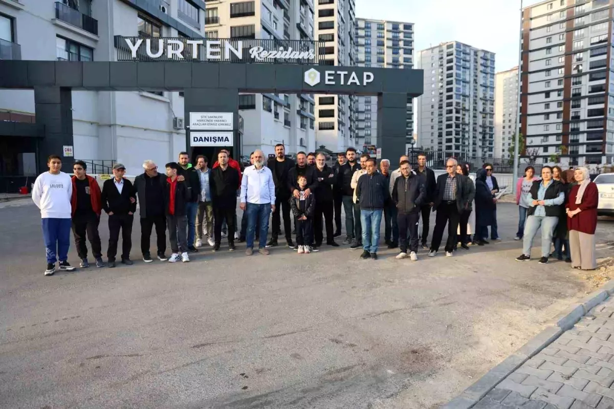 Elazığ\'da Site Sakinleri Yüksek Aidat Artışına Tepki Gösterdi