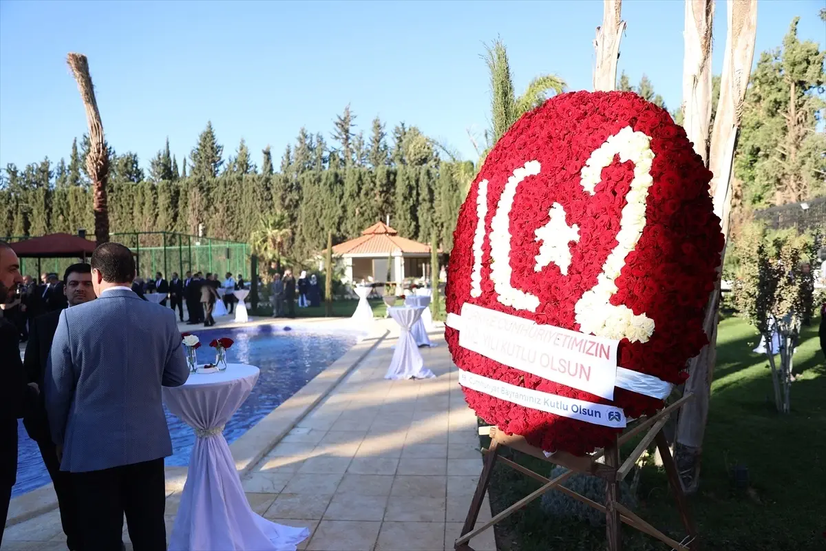 Suriye\'de Türkiye Cumhuriyeti\'nin 102. yılı dolayısıyla resepsiyon düzenlendi