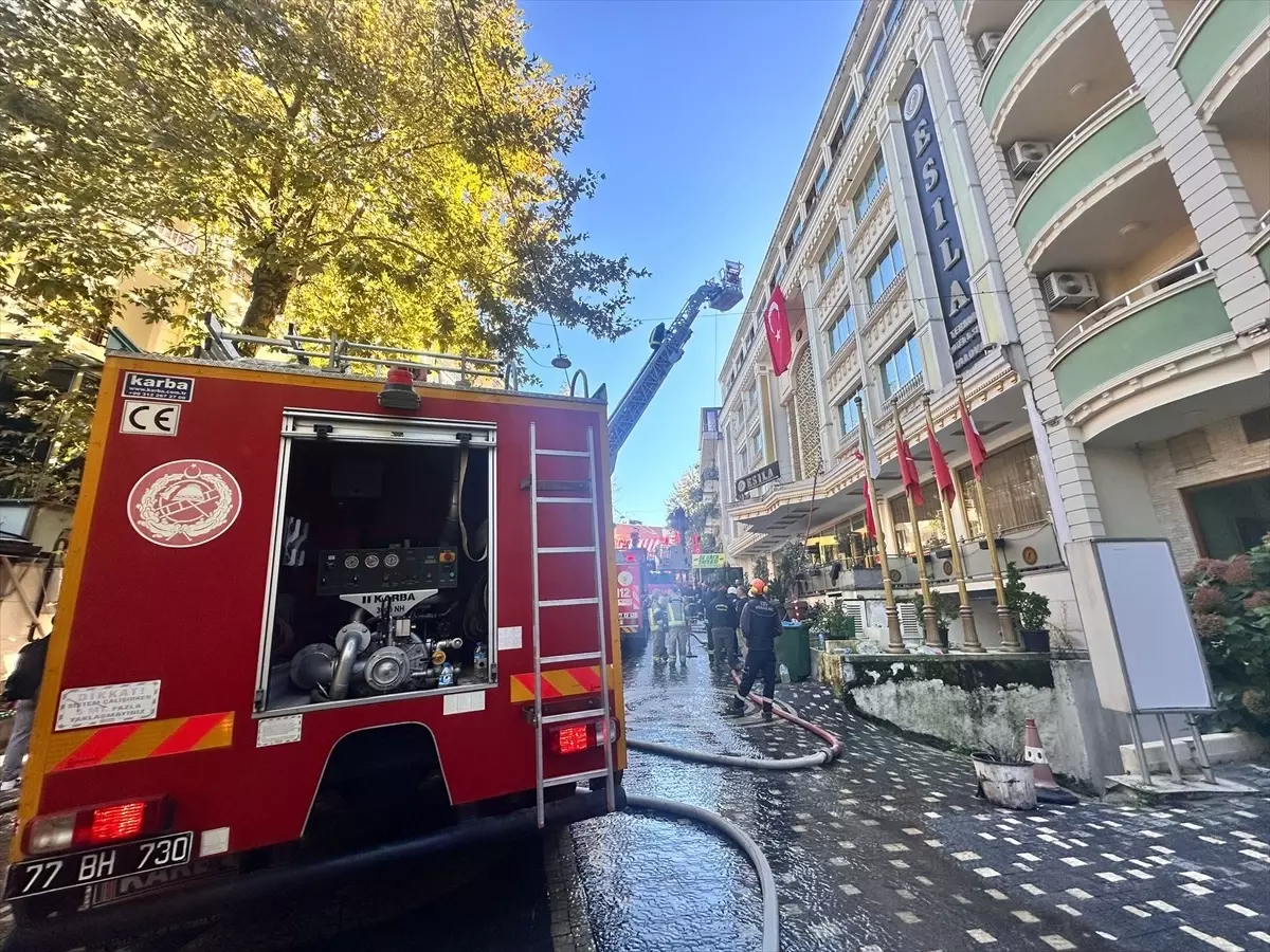 Termal\'de Otelde Yangın Çıktı