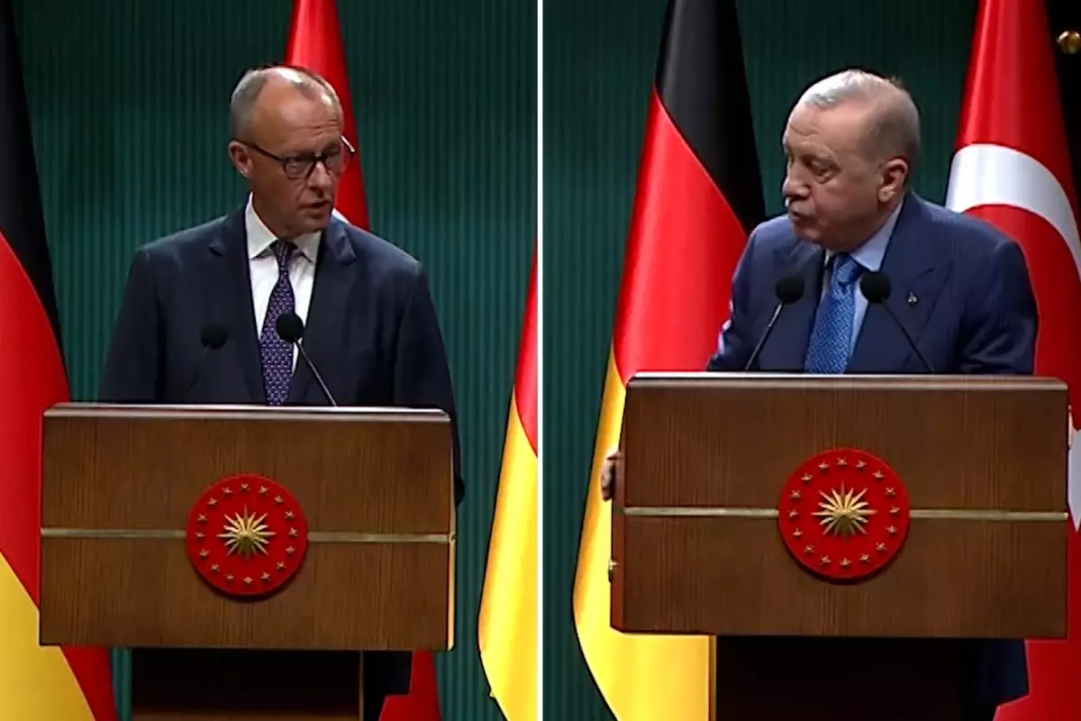 Almanya Başbakanı\'nın sözleri Cumhurbaşkanı Erdoğan\'ı kızdırdı: Bunu görmüyor musun?