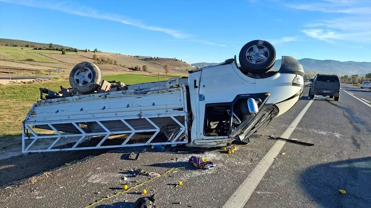 Kütahya\'da Trafik Kazası: 4 Yaralı