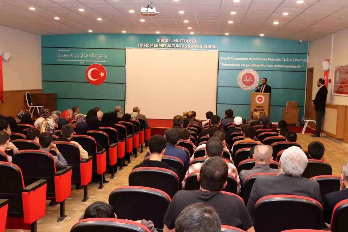 Sivas\'ta Hafızlık Belgesi Töreni