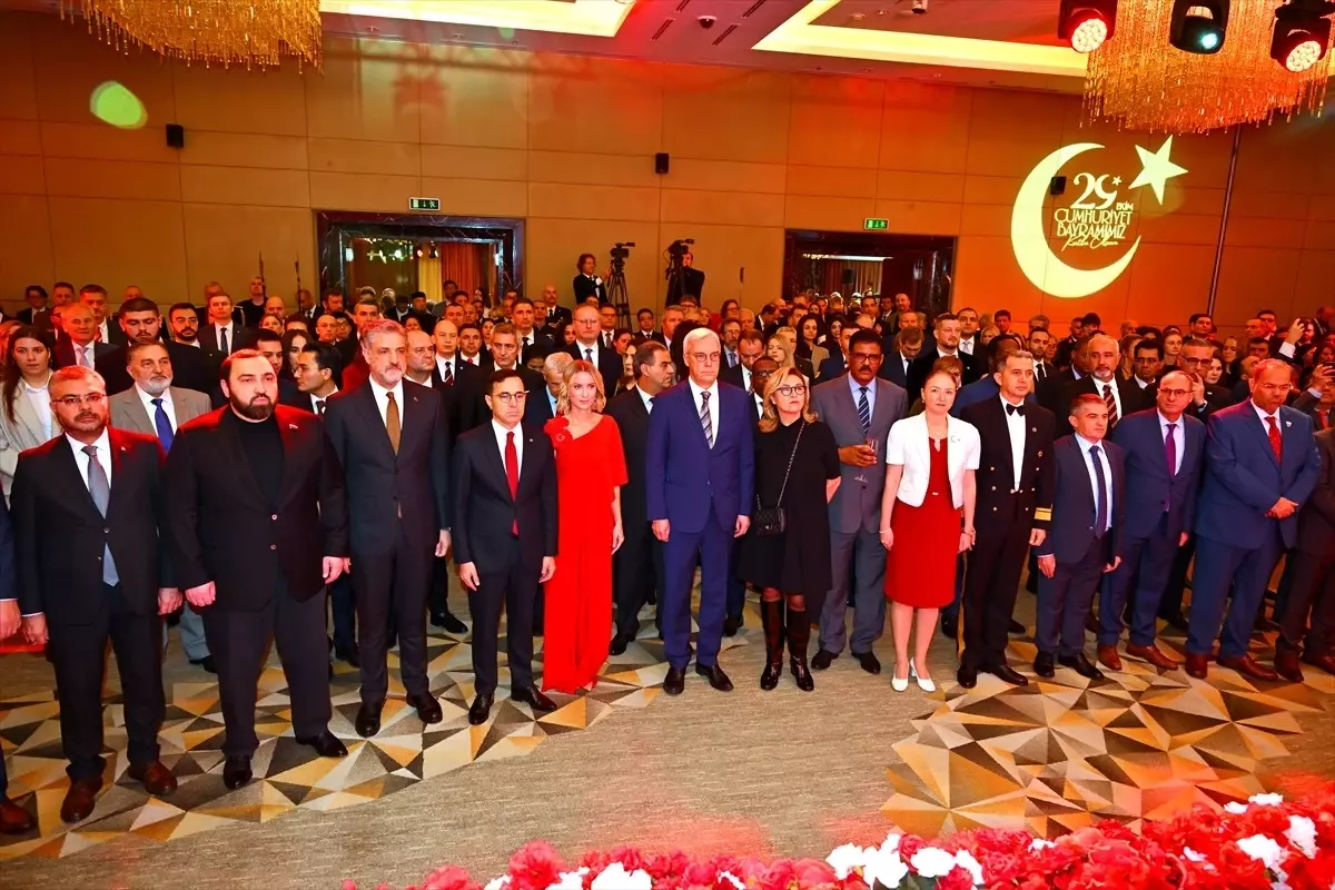 Türkiye Cumhuriyeti\'nin 102. yılı Moskova\'da resepsiyonla kutlandı