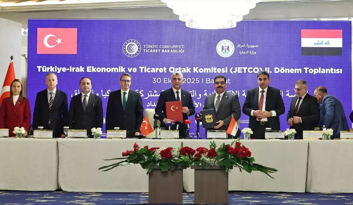 Türkiye ile Irak arasında "2. Dönem JETCO Protokolü" imzalandı