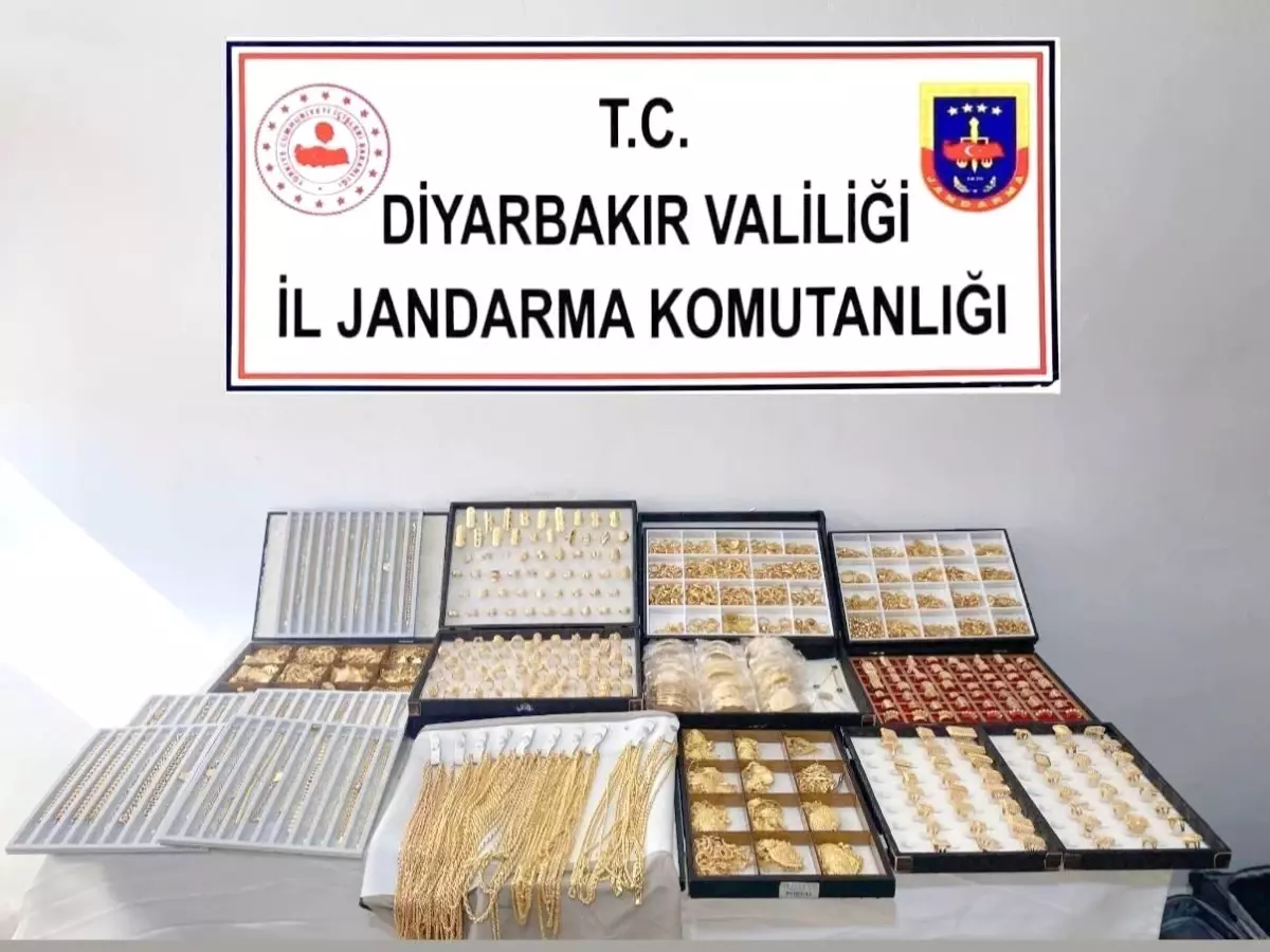 Diyarbakır\'da Kaçak Altın Operasyonu