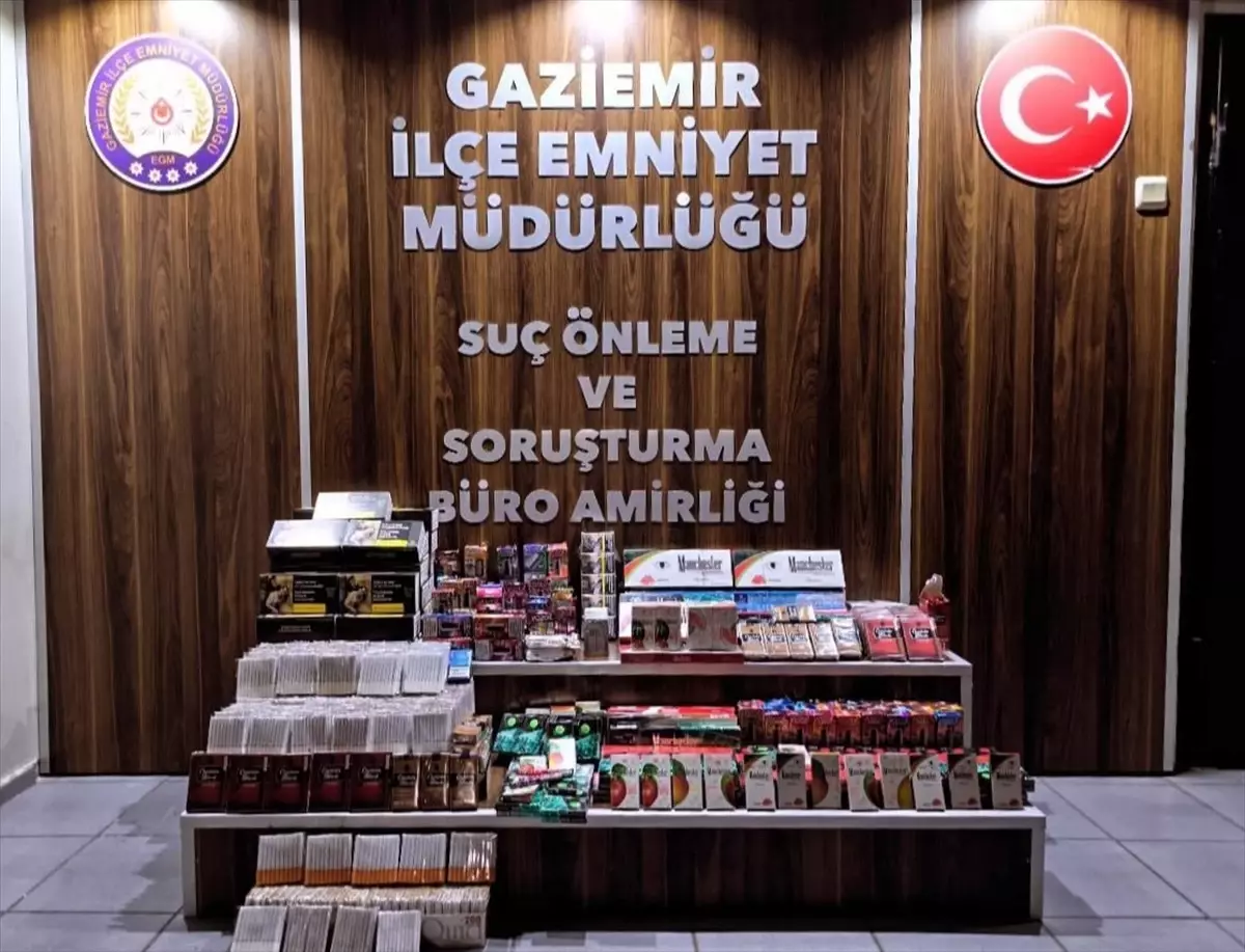 İzmir’de Kaçak Tütün Operasyonları: 4 Şüpheli Yakalandı