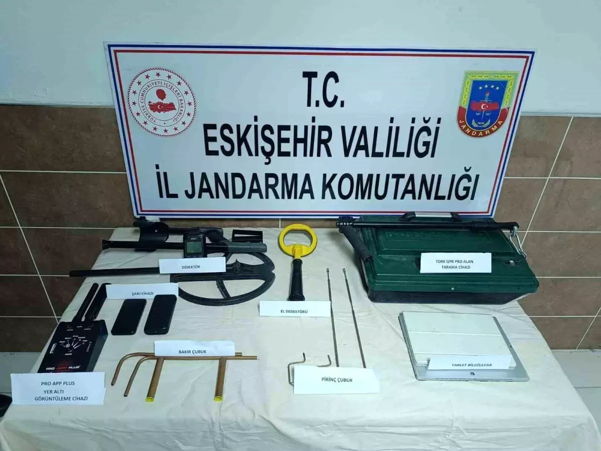 Eskişehir\'de Kaçak Kazı Operasyonu
