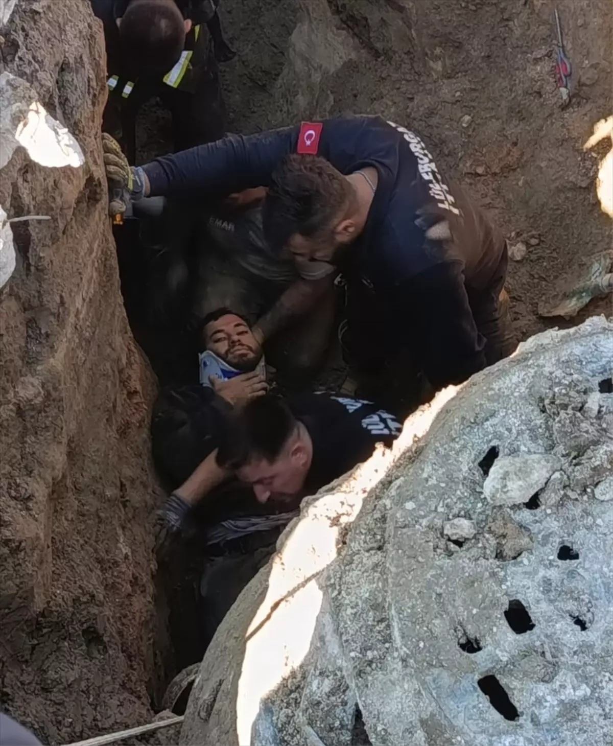 Lüleburgaz\'da İnşaatta Toprak Kayması