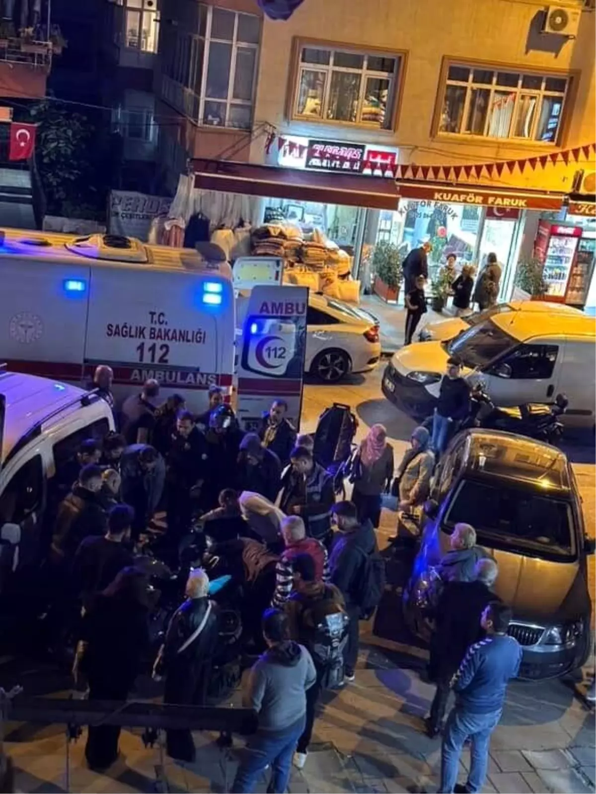 Küçükçekmece\'de Motosiklet Kazası