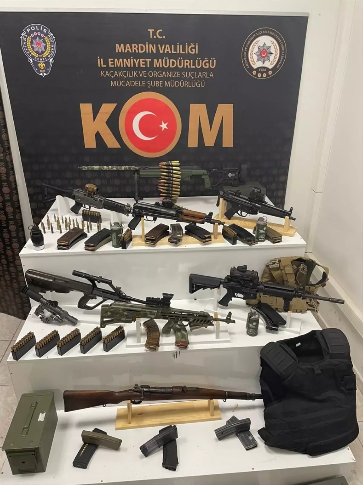 Mardin\'de Silah Operasyonu: Çok Sayıda Mühimmat Ele Geçirildi