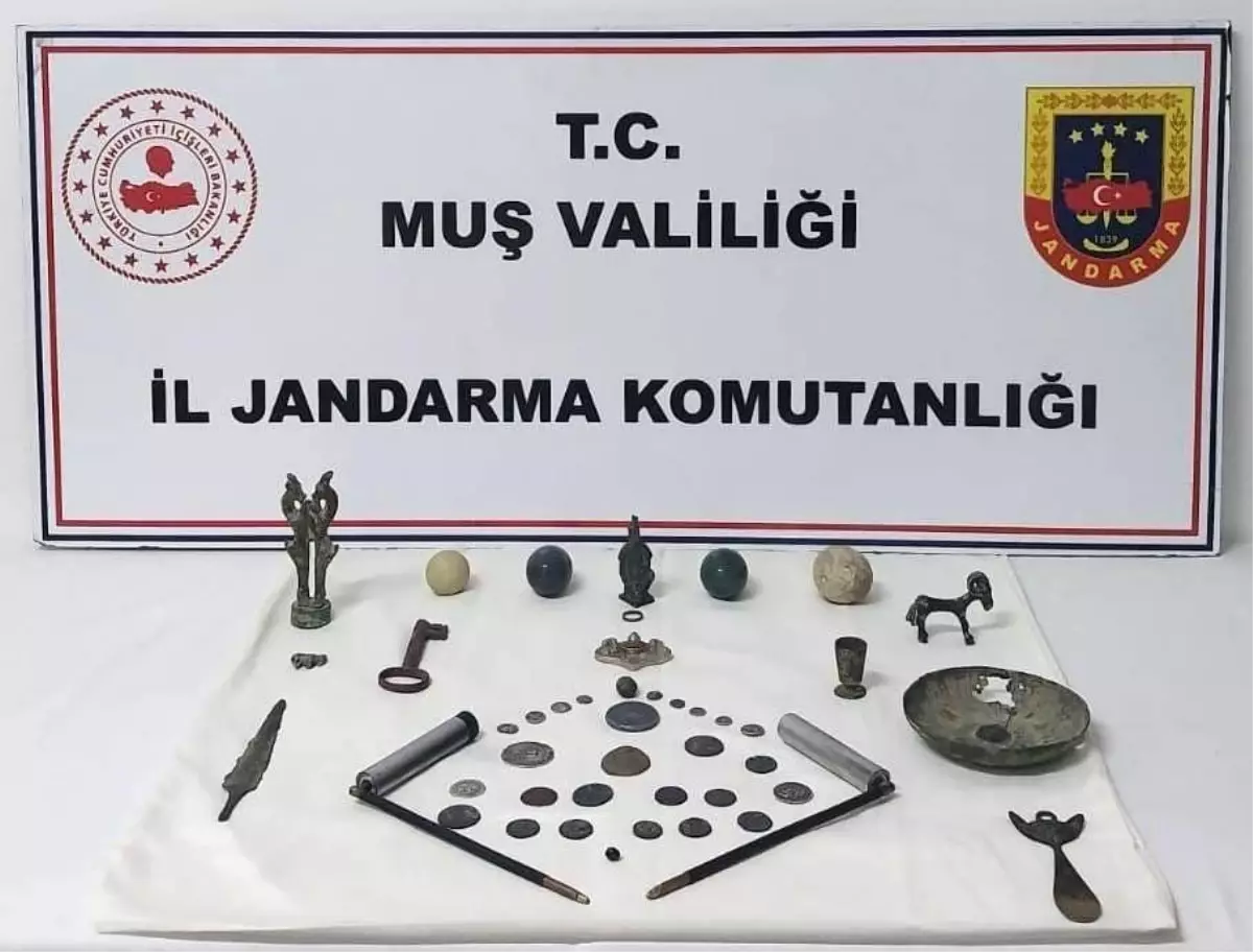 Muş\'ta Tarihi Eser Operasyonu