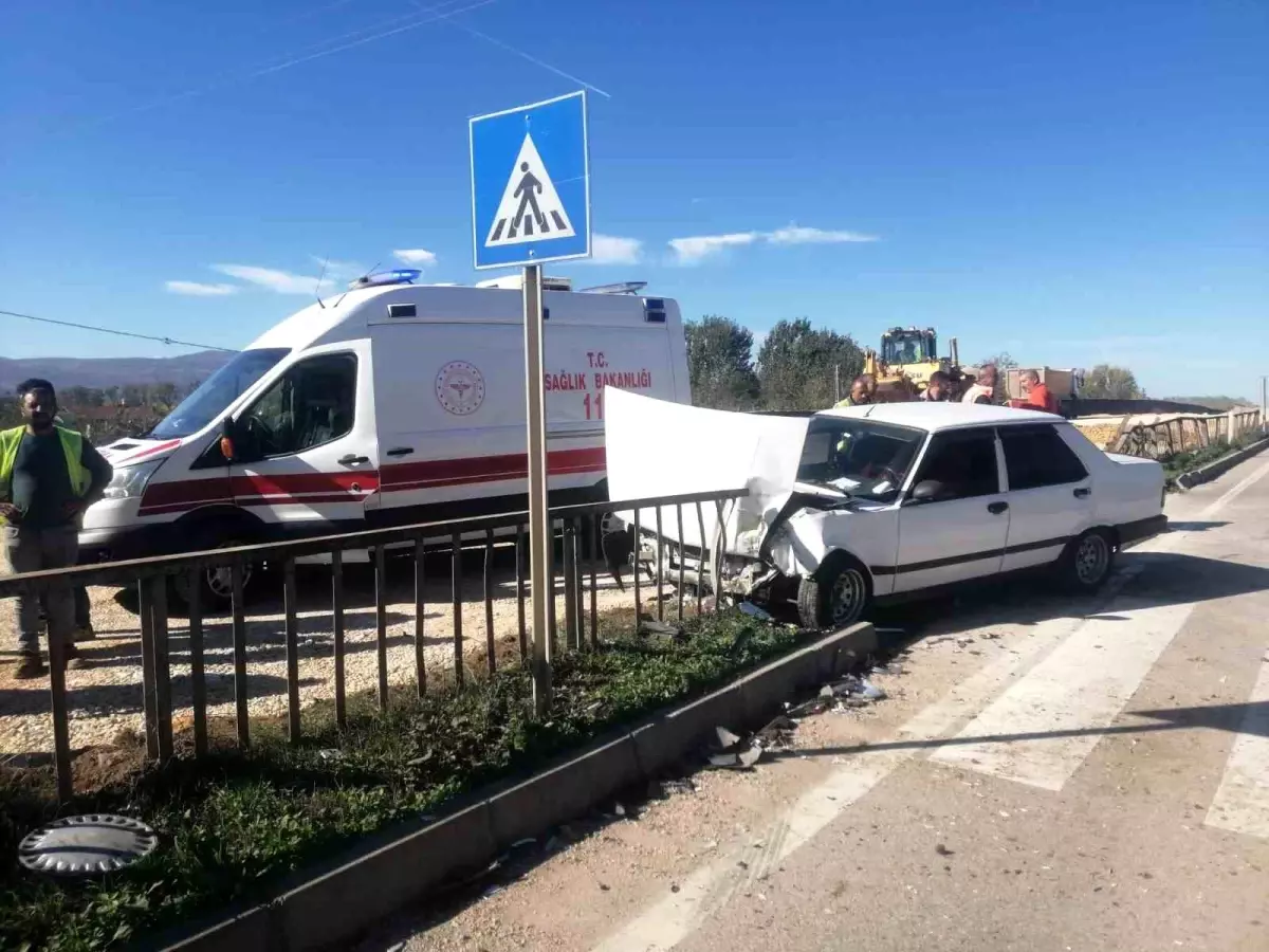 Niksar\'da Trafik Kazası: 1 Yaralı