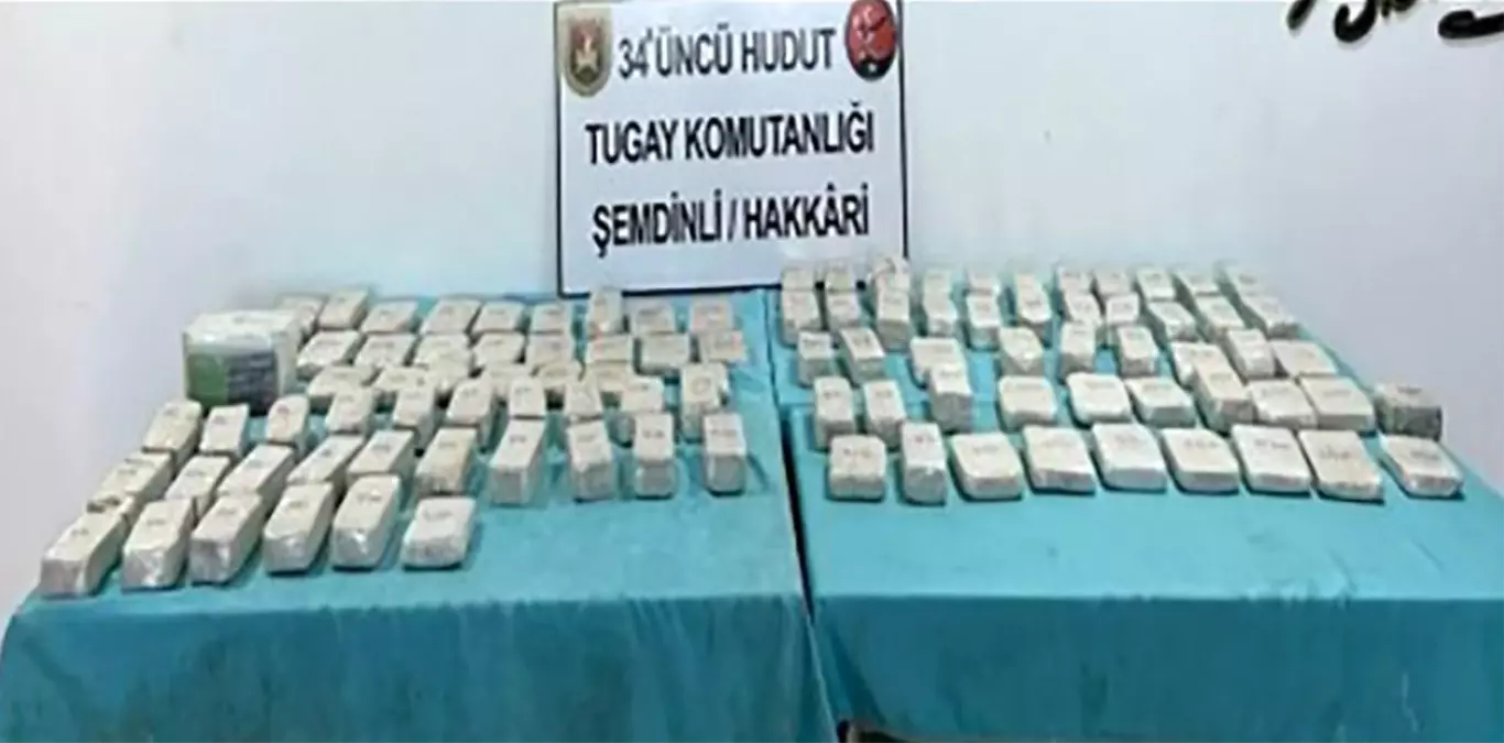 Van ve Hakkari\'de Uyuşturucu Operasyonu