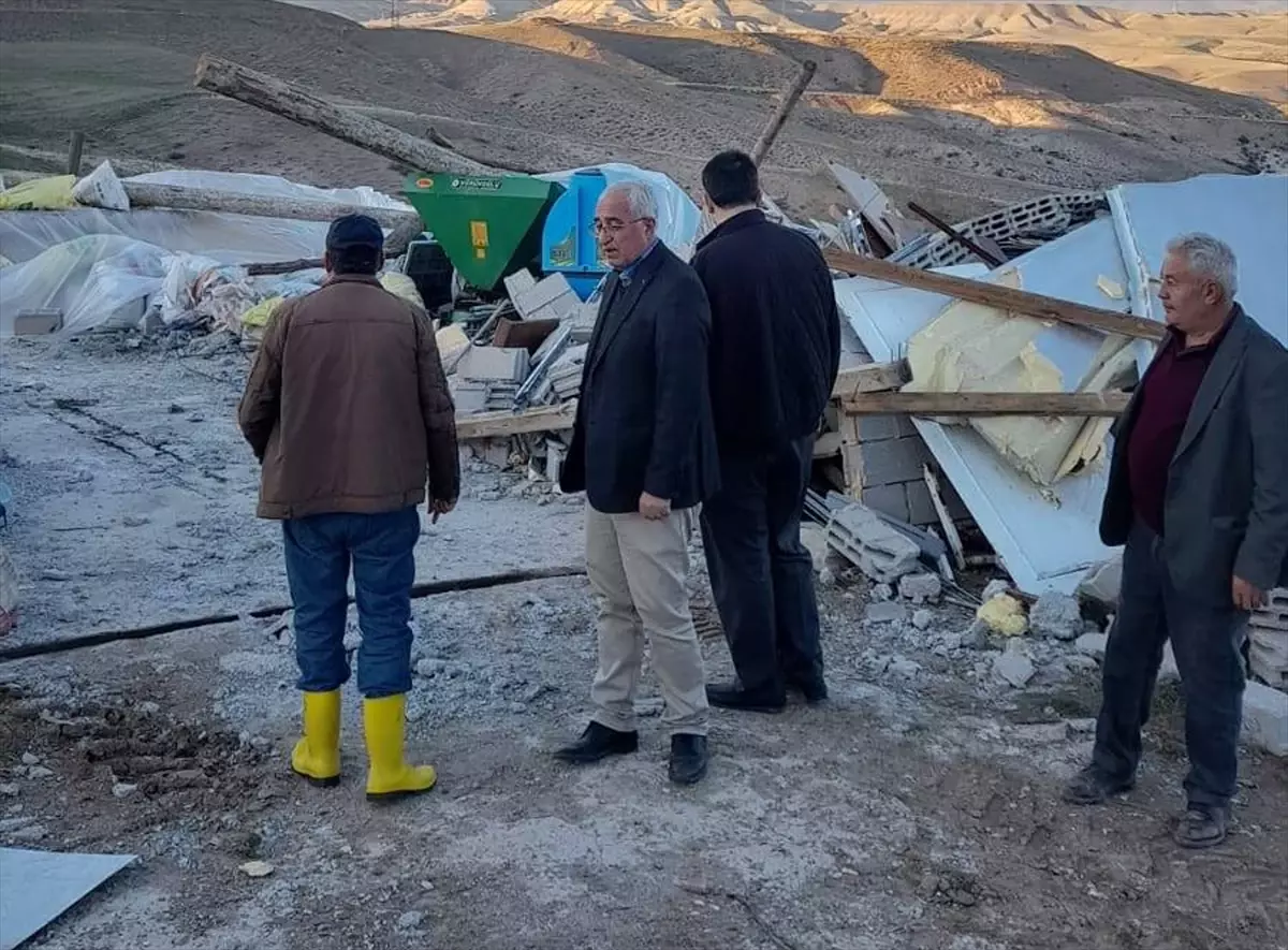 Etili Dolu ve Fırtına Zararını İnceledi